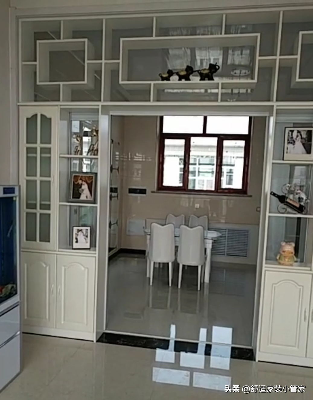 1月份木工赶制出来的酒柜给你们参考,不仅好看还实用