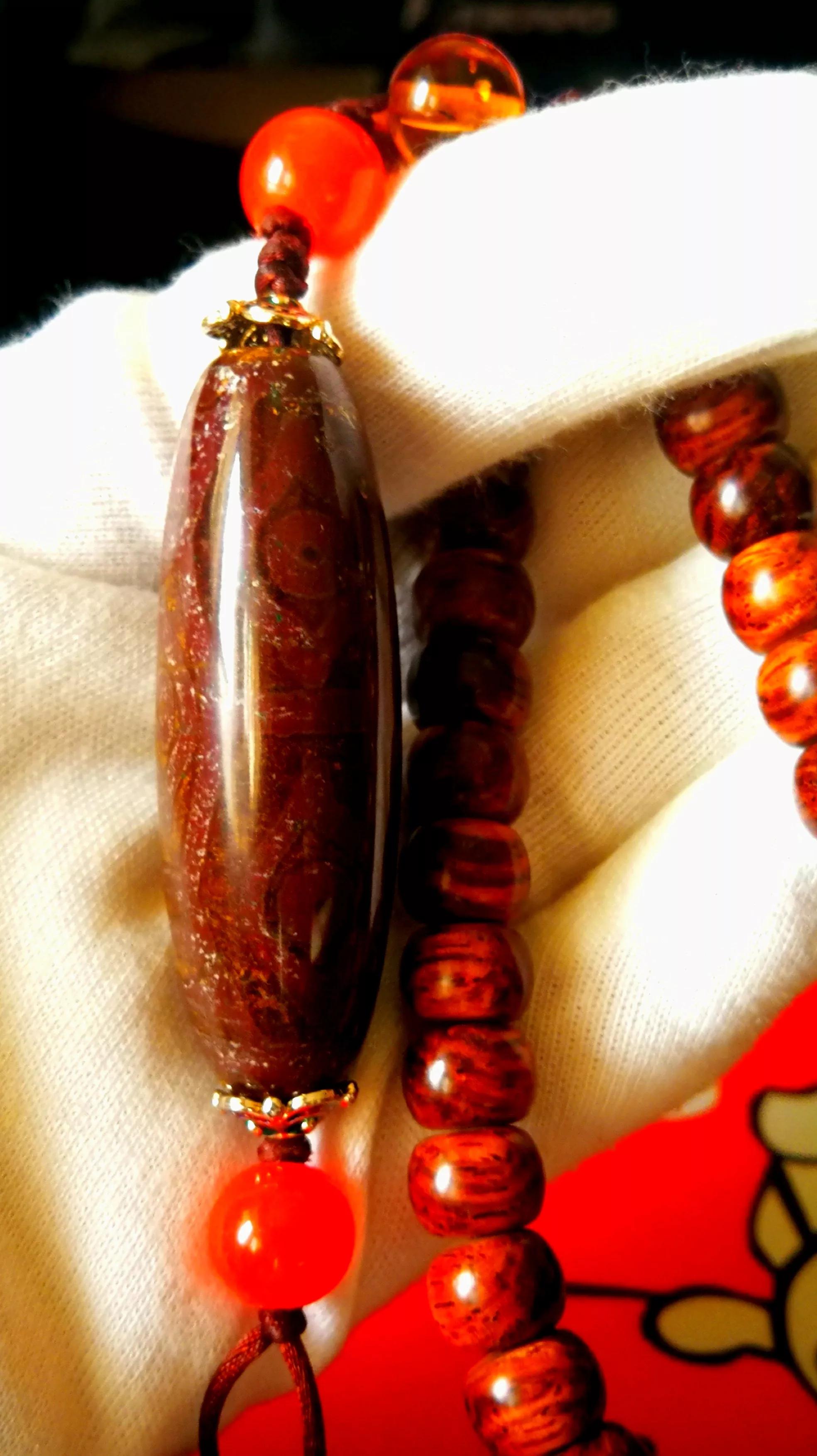 古象雄天降石天珠的真品之美.(天珠图片大全)-老玛瑙