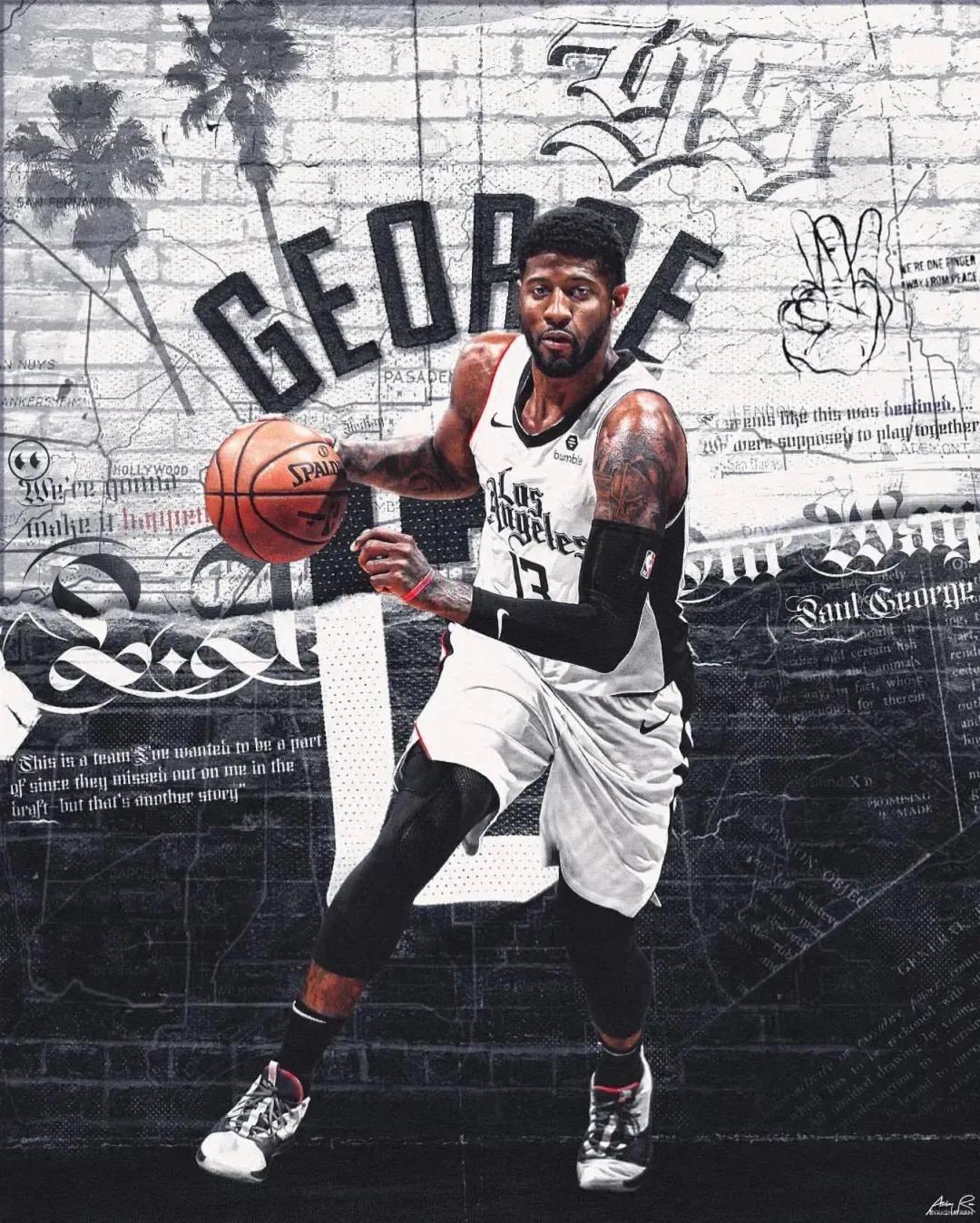 壁纸头像 | 保罗·乔治:谁敢横刀立马 唯我乔大将军(下期:利拉德)