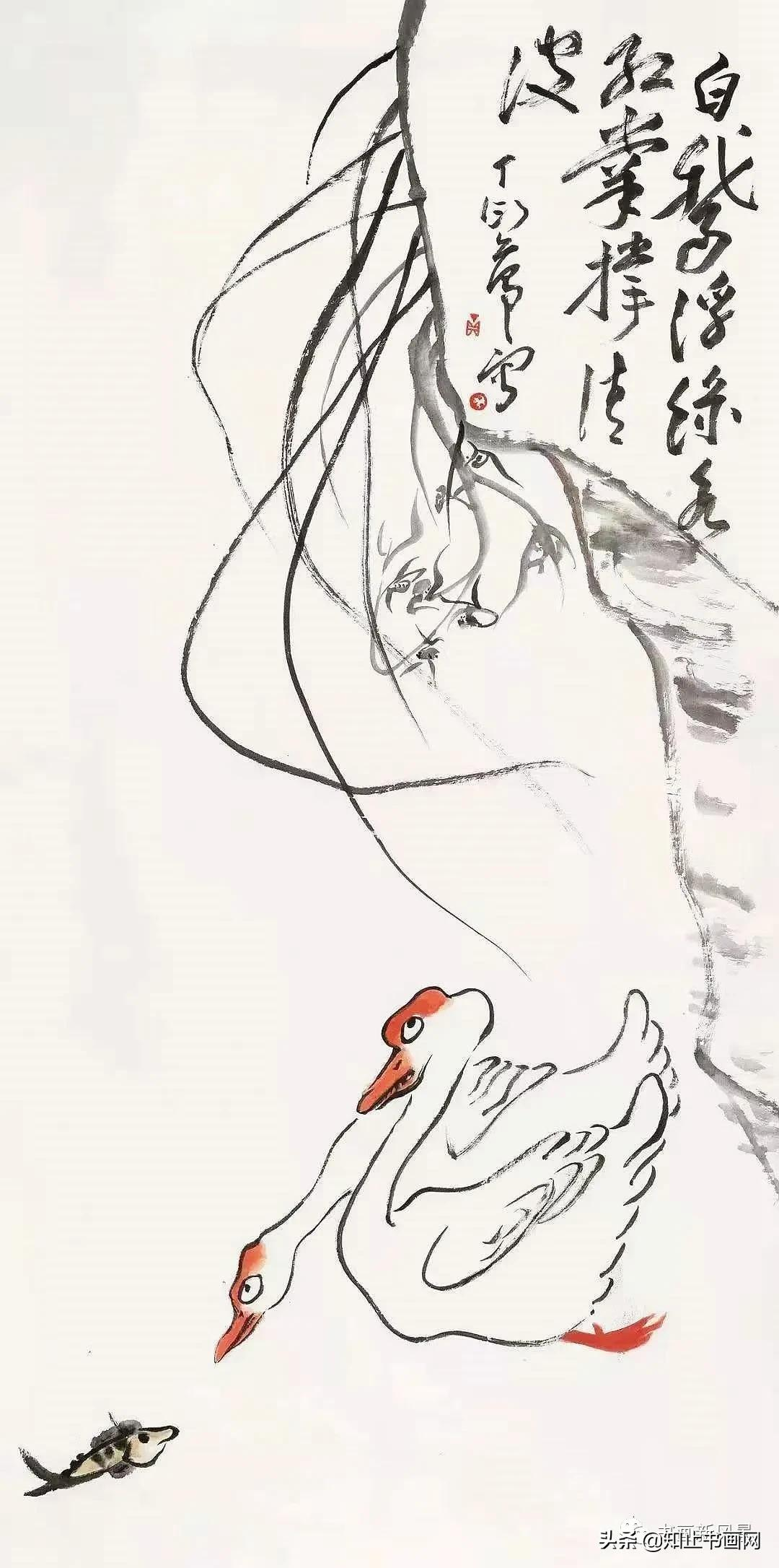 这20幅简笔大写意,意趣无穷