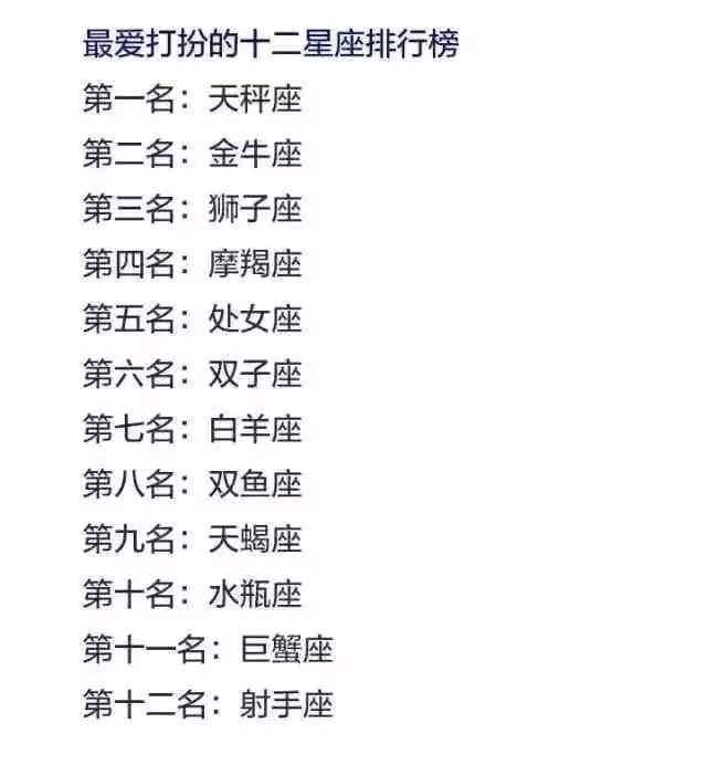 专治渣男的星座，第一名实力派，和巨蟹座谈恋爱最累