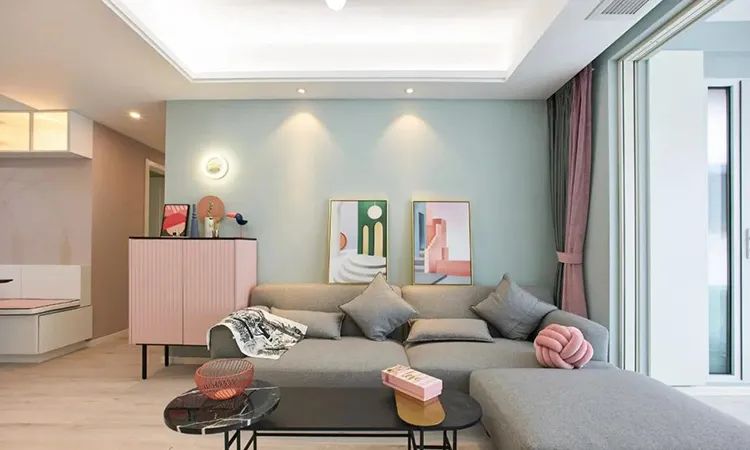 140㎡轻奢北欧风，糖果色搭配，治愈系的温馨！太让人喜欢了