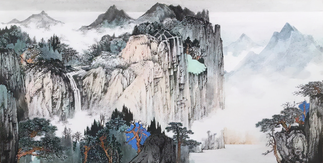 常潇山水画作品图片