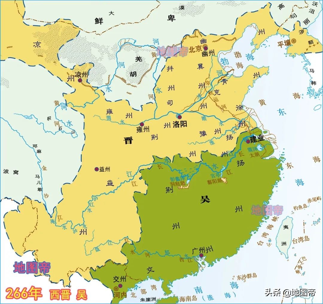 三国鼎立局面形成的时间（15幅地图上的三国）