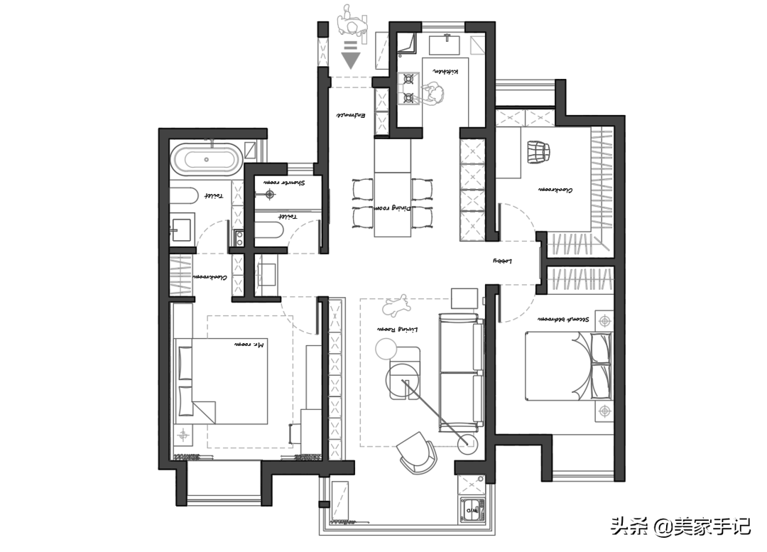 南京夫妻117㎡的家，光一个电视墙就把我迷住，全屋太有品味了