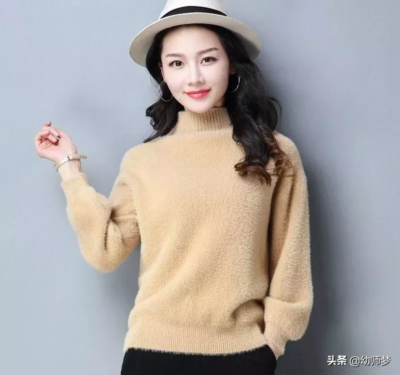 过年最迷人毛衣，叫“仿水貂绒”，时髦百搭，满足女性的美丽愿望
