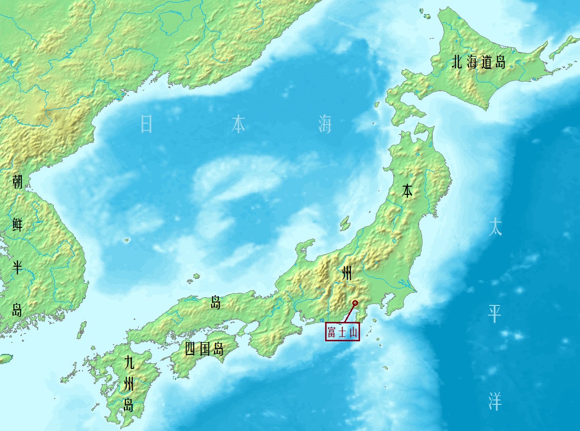日本阿尔卑斯山脉地图图片