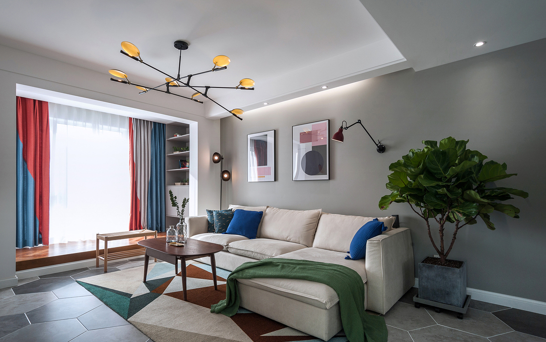 小户型两房两厅装修，一点空间都没浪费，这样的北欧风真好看！