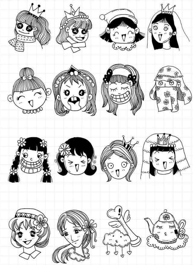 这么有趣的手账你会画吗？收藏起来，留着需要的时候画，简单易画
