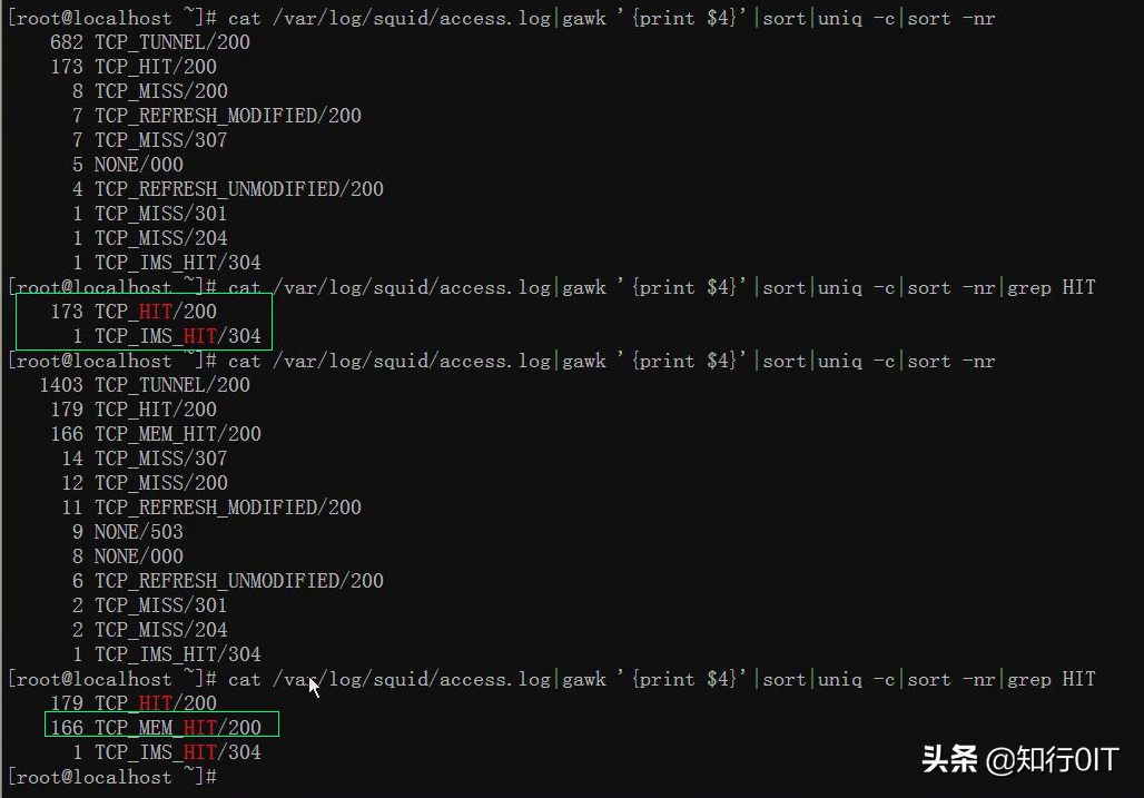 测试squid代理服务器的代理效果