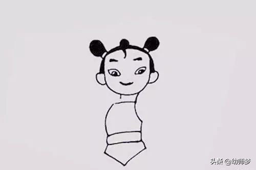 简笔画教程：哪吒！一步一步教你画哪吒