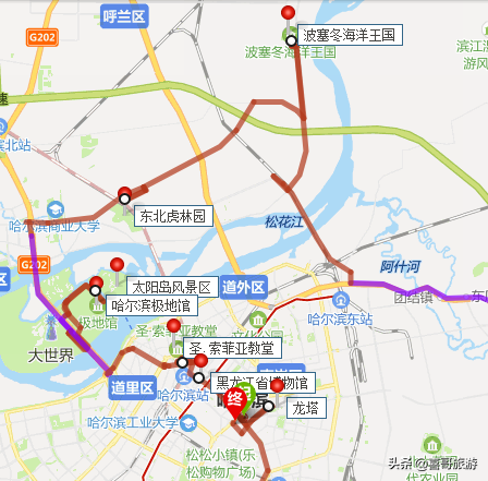 黑龙江哈尔滨十大景点有哪些？自驾游玩如何安排行程路线？