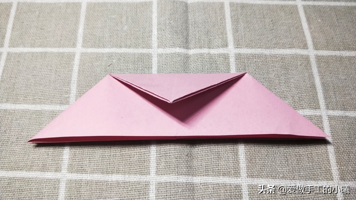 折纸教程:当爱心遇上蝴蝶结，简单别致，漂亮加倍