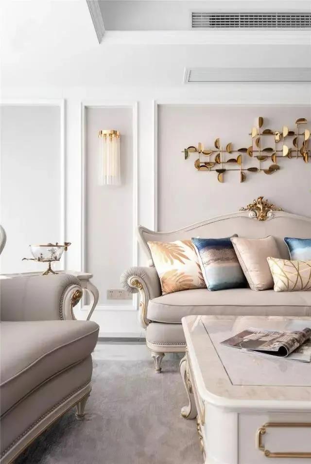 142㎡优雅欧式风，一年只住几次的客卧这样设计真的很实用