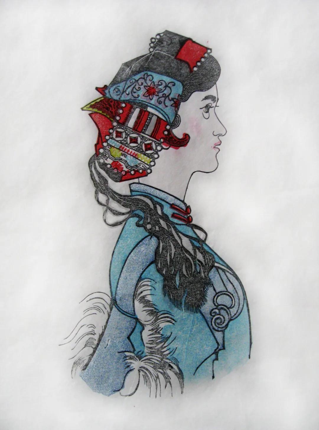 活态与焕新:临刻黄永玉木版水印作品《阿诗玛像》