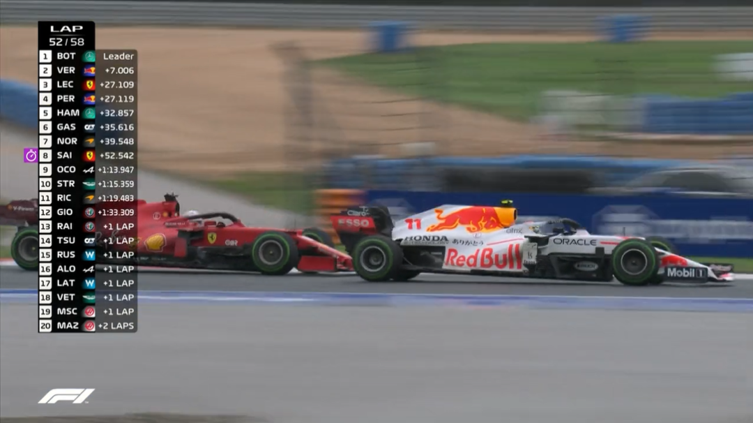 F1土耳其站正赛：博塔斯赛季首冠，两位“白牛”车手包揽二三