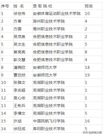 舒城中学、一中这些学子高校录取通知书已到！（附名单）
