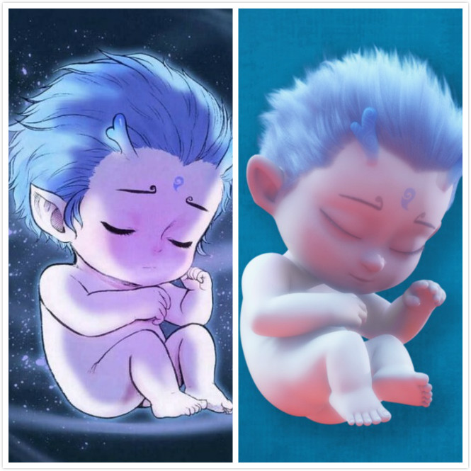 形象大pk,2d下的小敖丙更显可爱,3d下却攻气十足,完美承接