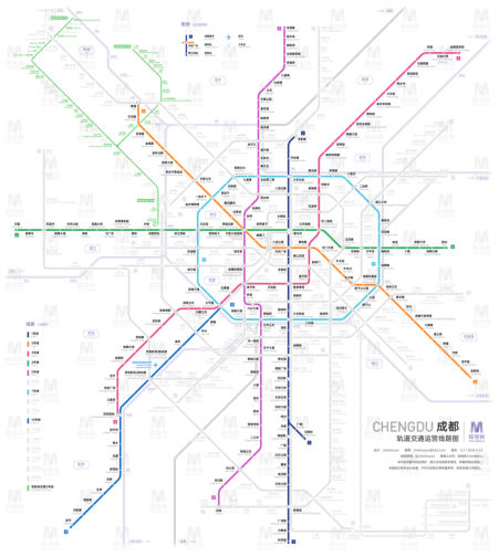 成都地铁各线开通时间表来了！你关心哪条线？