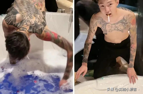 酒店浴池拍下高迪满背文身！高迪模仿“活动记者”追拍大美