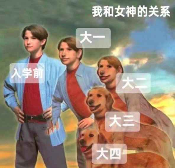 当代大学生“进化史”，从大一到大四逐层蜕变，网友笑呼真实