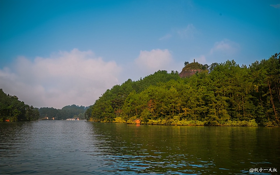 龙岩石门湖图片