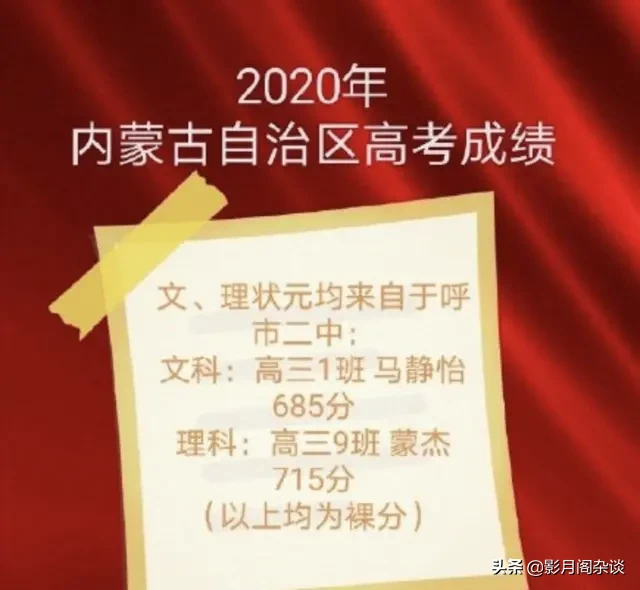 2020年全国高考状元——记录每一个精彩……(更新至7月25日)
