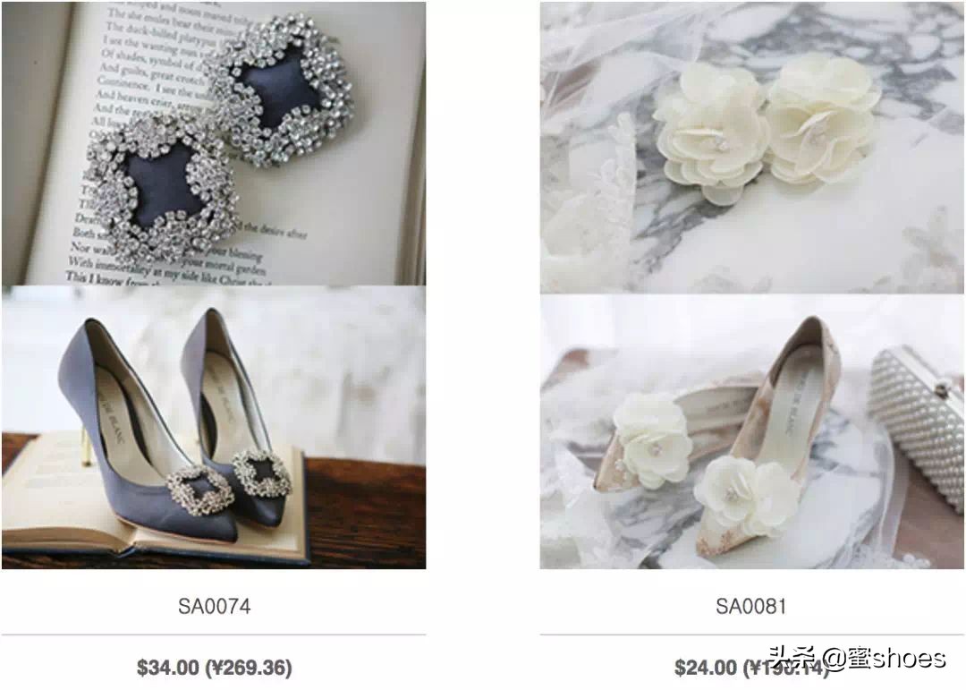 这4款千元出头的小众品牌婚鞋，不输JC与RV的大牌气质