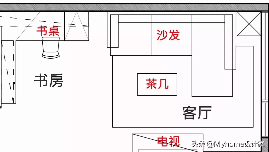 10㎡客厅的10种布局方案，客餐厅一体，小户型还大两倍