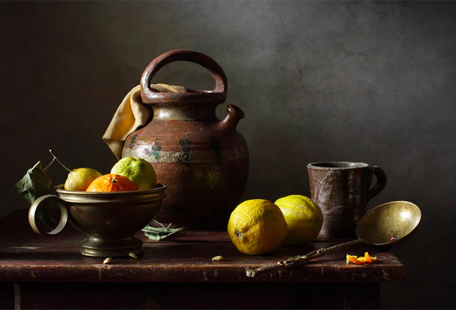 儿童画教程|静物装饰线描画《静物之美》