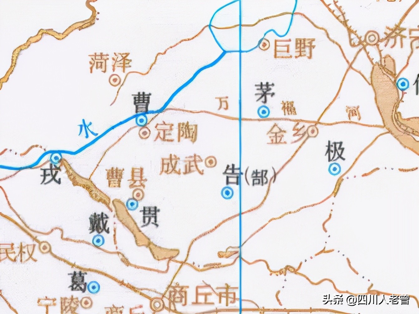 菏泽市下辖7县历史沿革