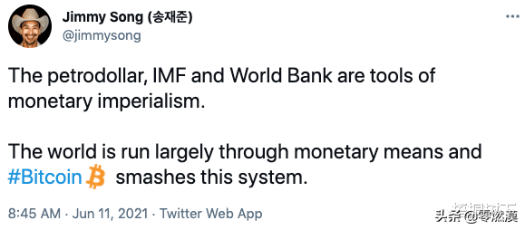 世界主要通过货币方式运作，而比特币打破了这个系统