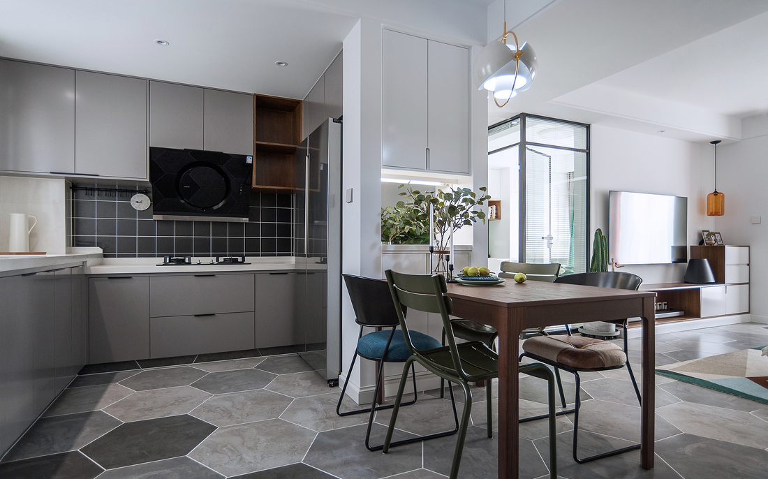 小户型两房两厅装修，一点空间都没浪费，这样的北欧风真好看！