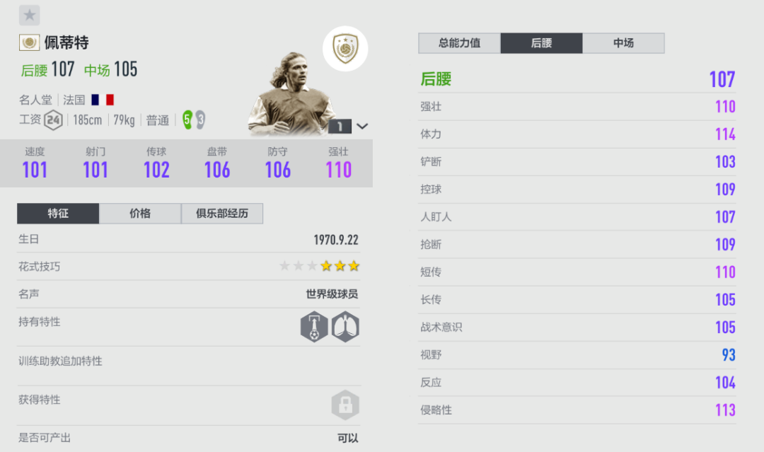 fifaonline4德罗巴(FIFA ONLINE4 球员评测 |“神兽”ICON佩蒂特)