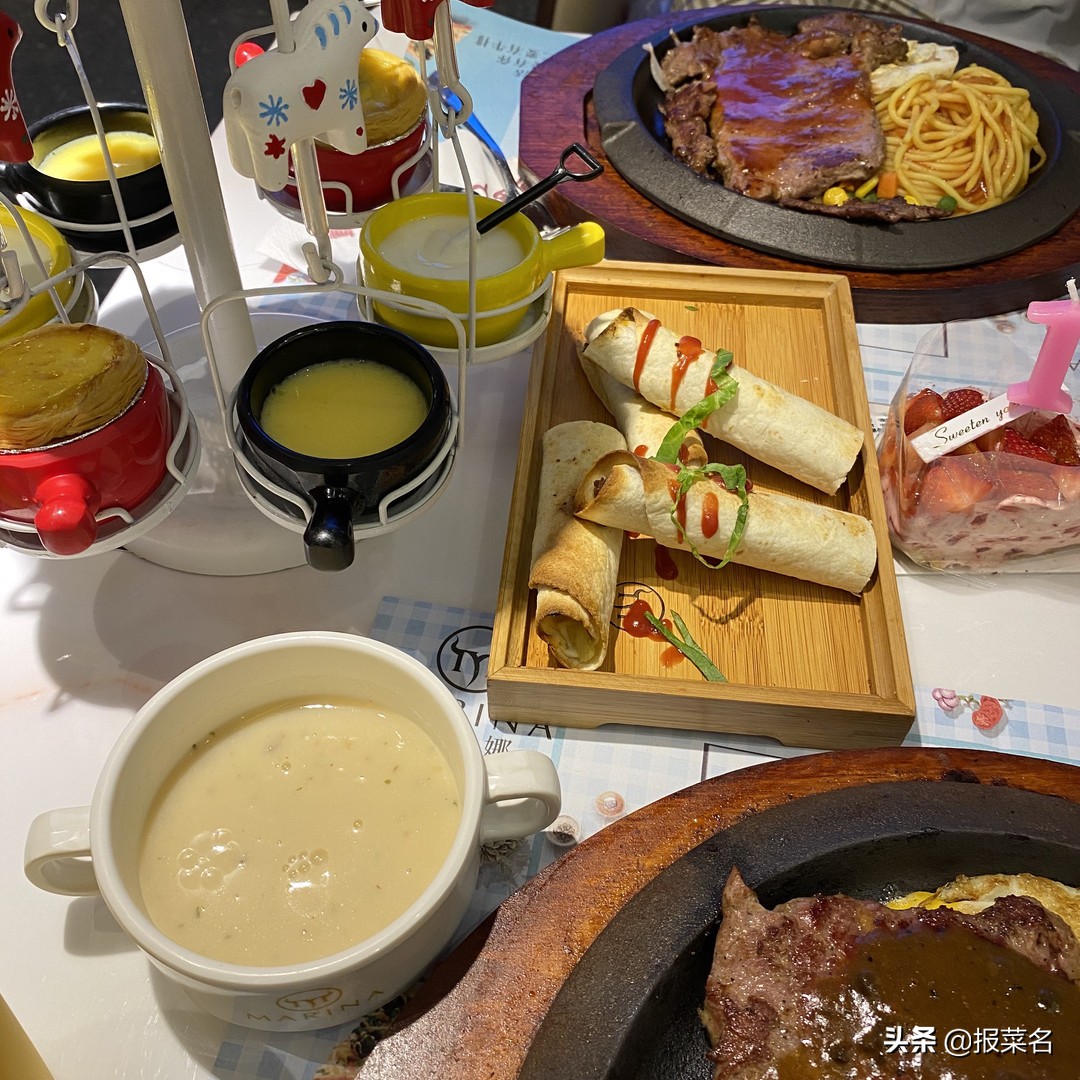 西冷牛排、蔬果沙拉、墨西哥牛肉卷、腓肋牛排，西餐美食推荐