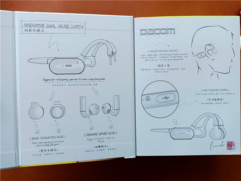 Dacom Gemini G100骨傳導(dǎo)&動(dòng)圈雙模式運(yùn)動(dòng)耳機(jī)做你想要的耳機(jī)