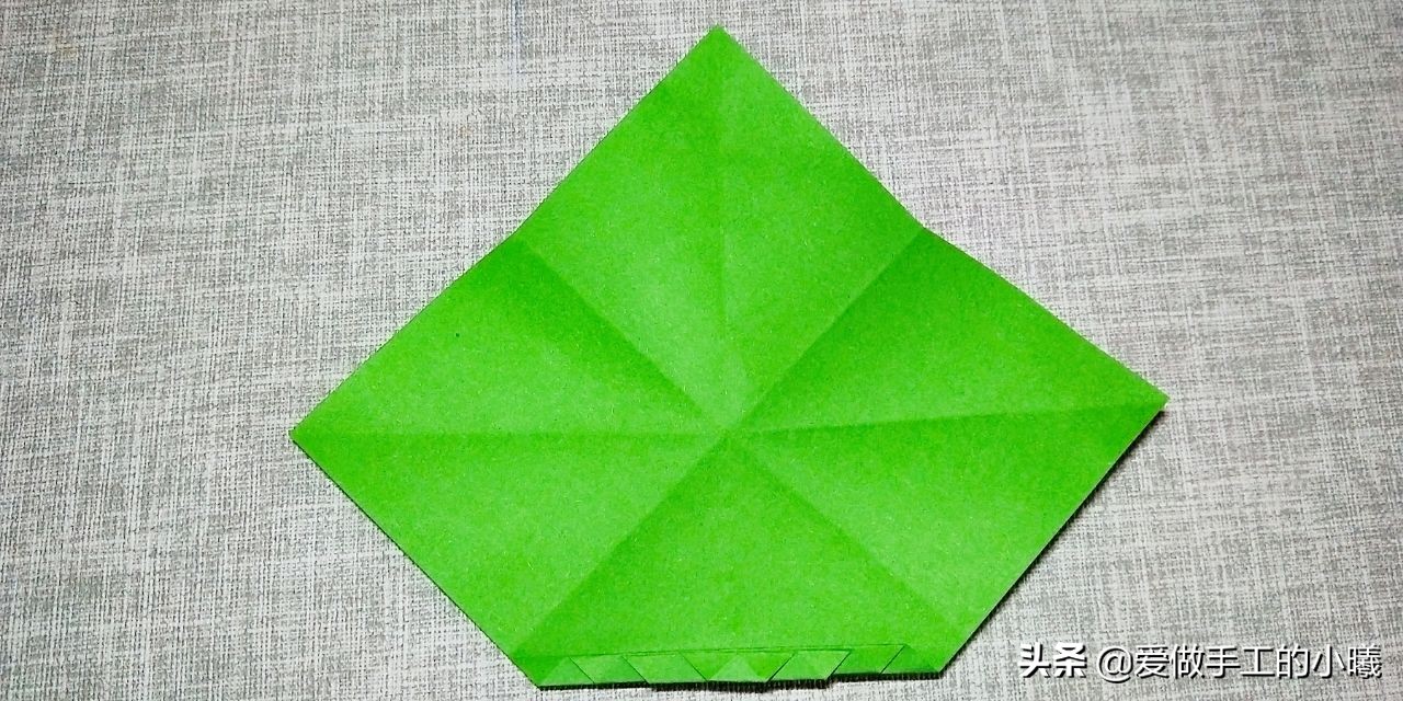 小清新树叶书签折纸，世界读书日专属教程，送给爱阅读的你