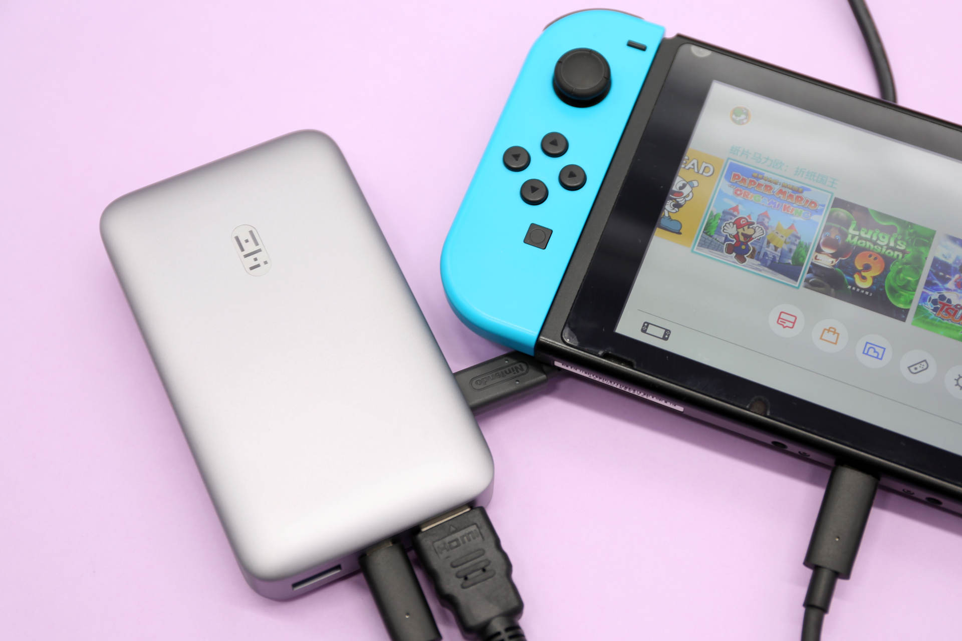 移动电源也可以投屏switch玩塞尔达？更没想到的是