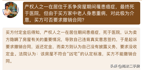 “凶宅”到底要凶到什么程度，才能主张退房并赔偿？