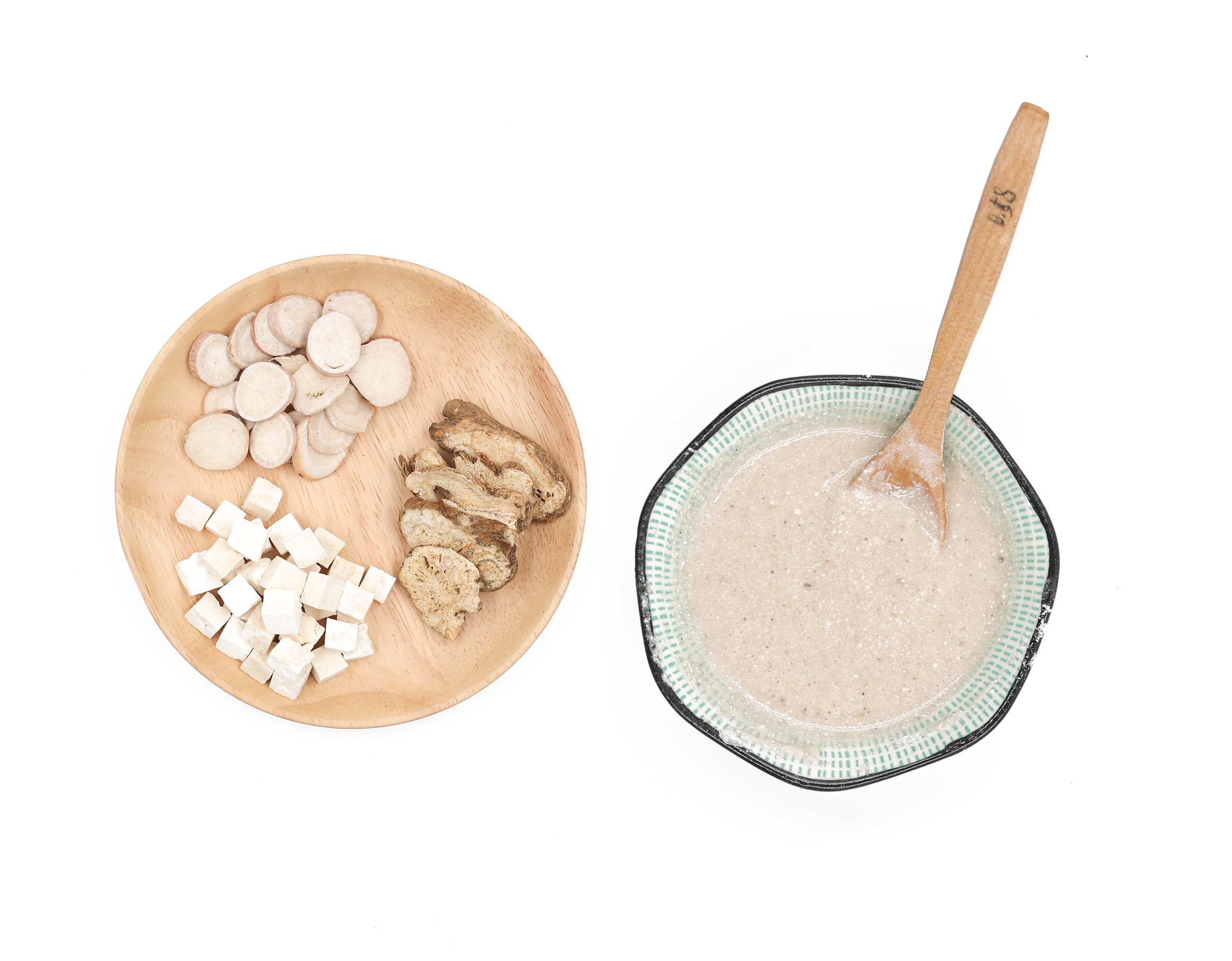 白术配茯苓,一健一渗,水湿有出路