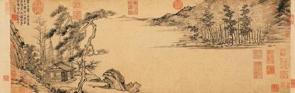 《元代 元曲》选一百卷 夕阳西下，断肠人在天涯