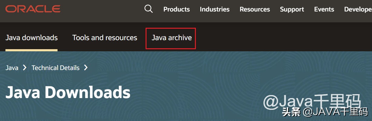 Java官网下载历史JDK-2021年10月版