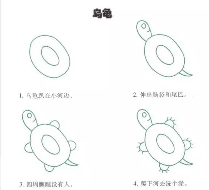 简笔画|幼儿园简笔画教程大全(100种),果断为孩子收藏!