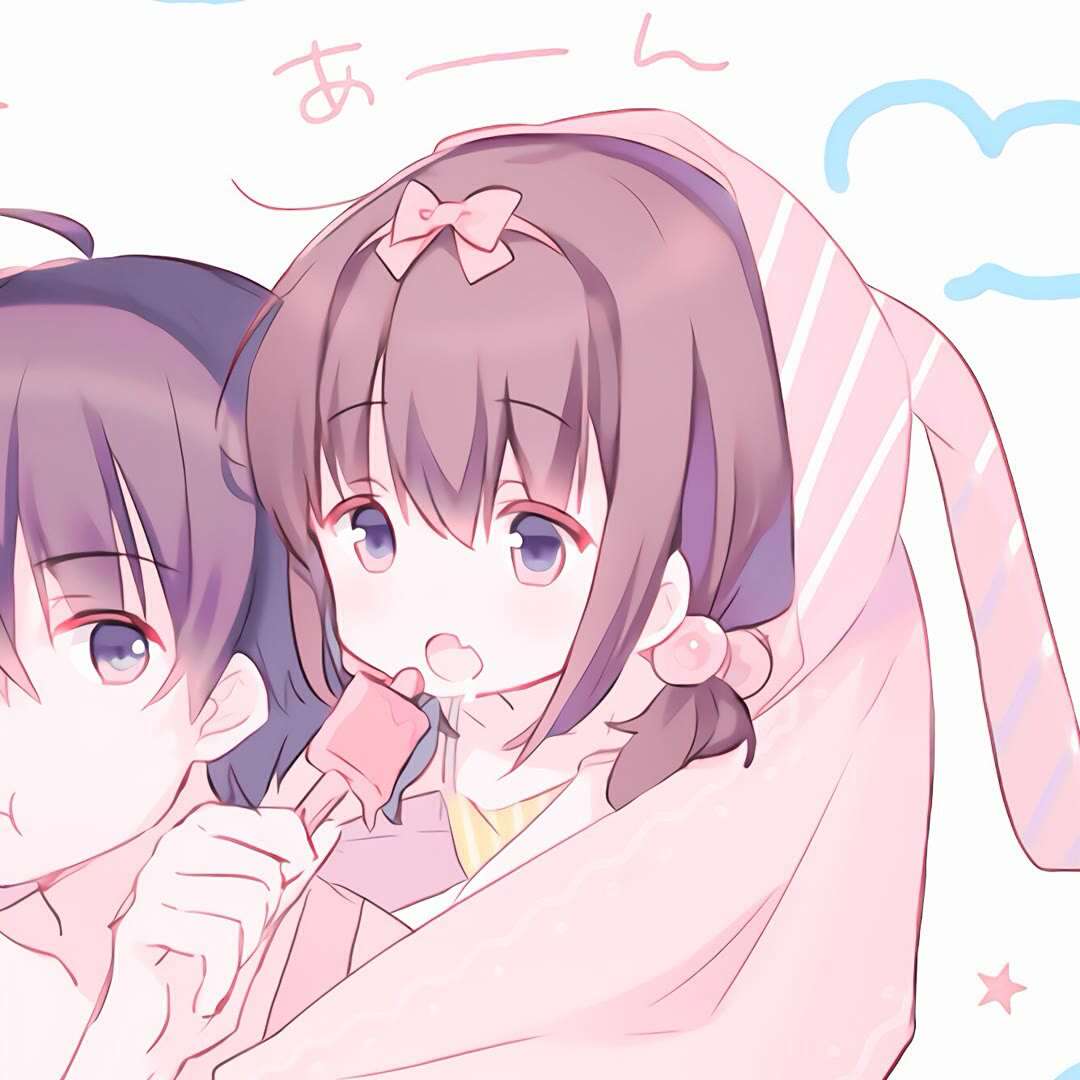 男女动漫图片可爱情侣(高清情侣头像) - 赤虎壹号