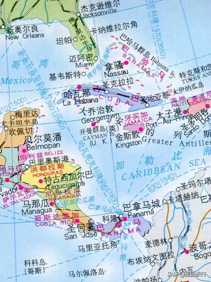 开曼群岛是英国属地，以前叫龟岛，有大小开曼岛、开曼布拉克岛