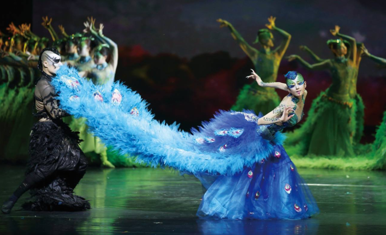 不久之后,邰丽华在电视里看到了杨丽萍老师的《雀之灵》.