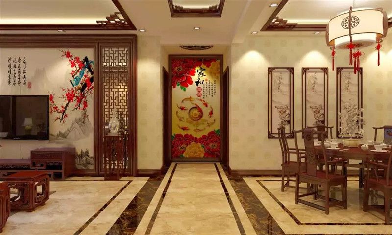看遍了世间繁华，才懂中式最美，尤其是中式玄关，入户是诗情画意
