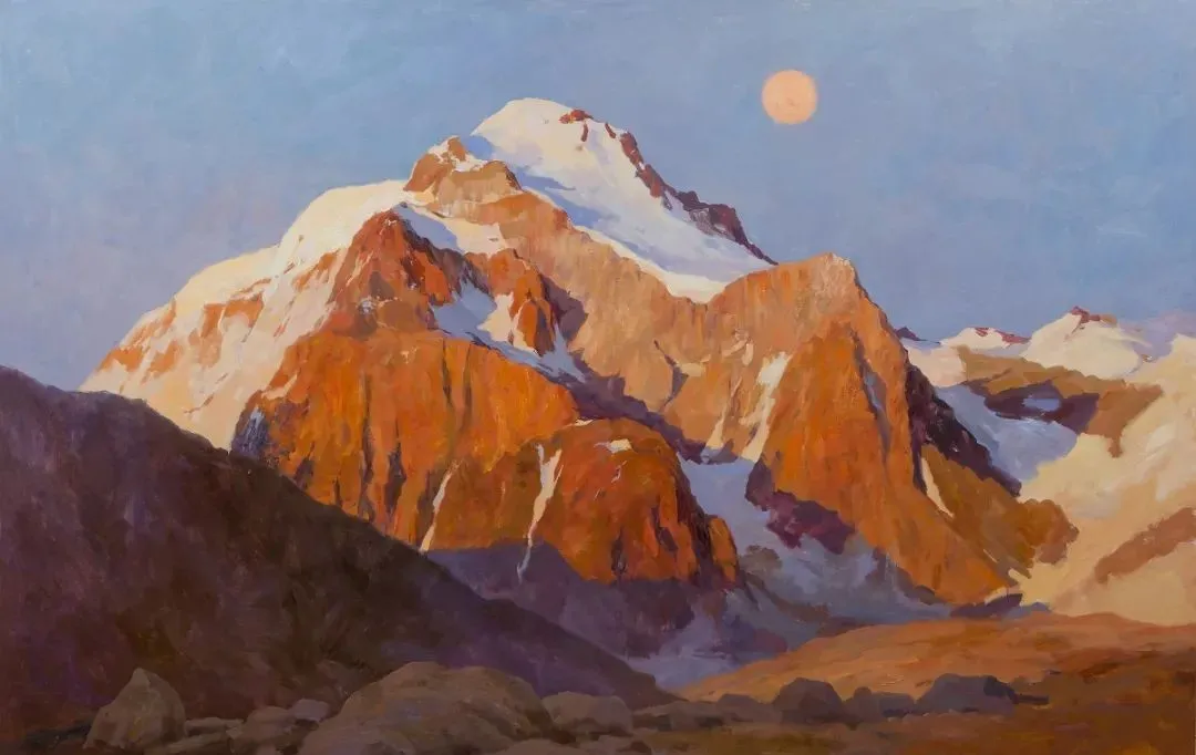 简简单单干干净净的feel,小众油画风景这么温暖简洁,太治愈了