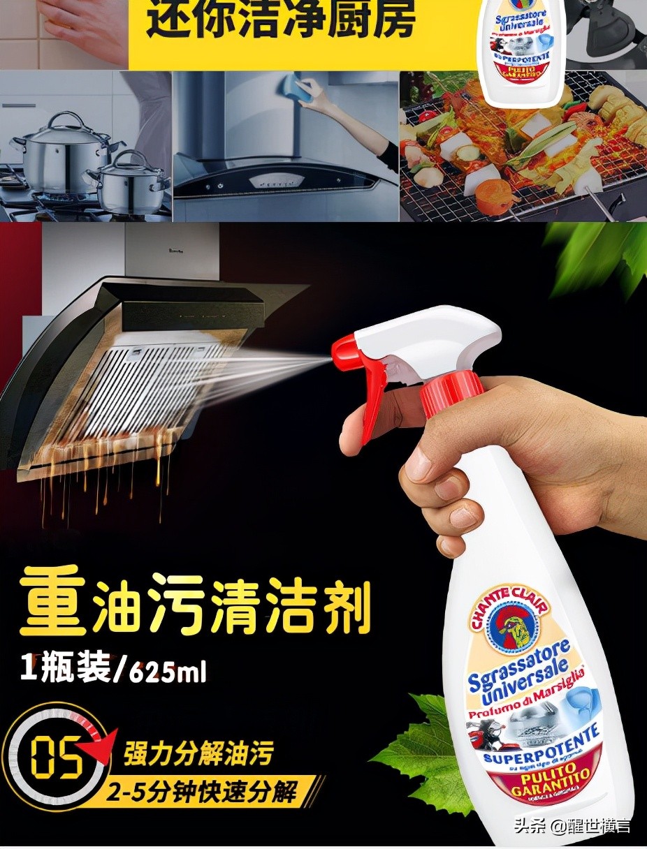 厨房油污清洁神器Top10：高效去油好物推荐排行榜
