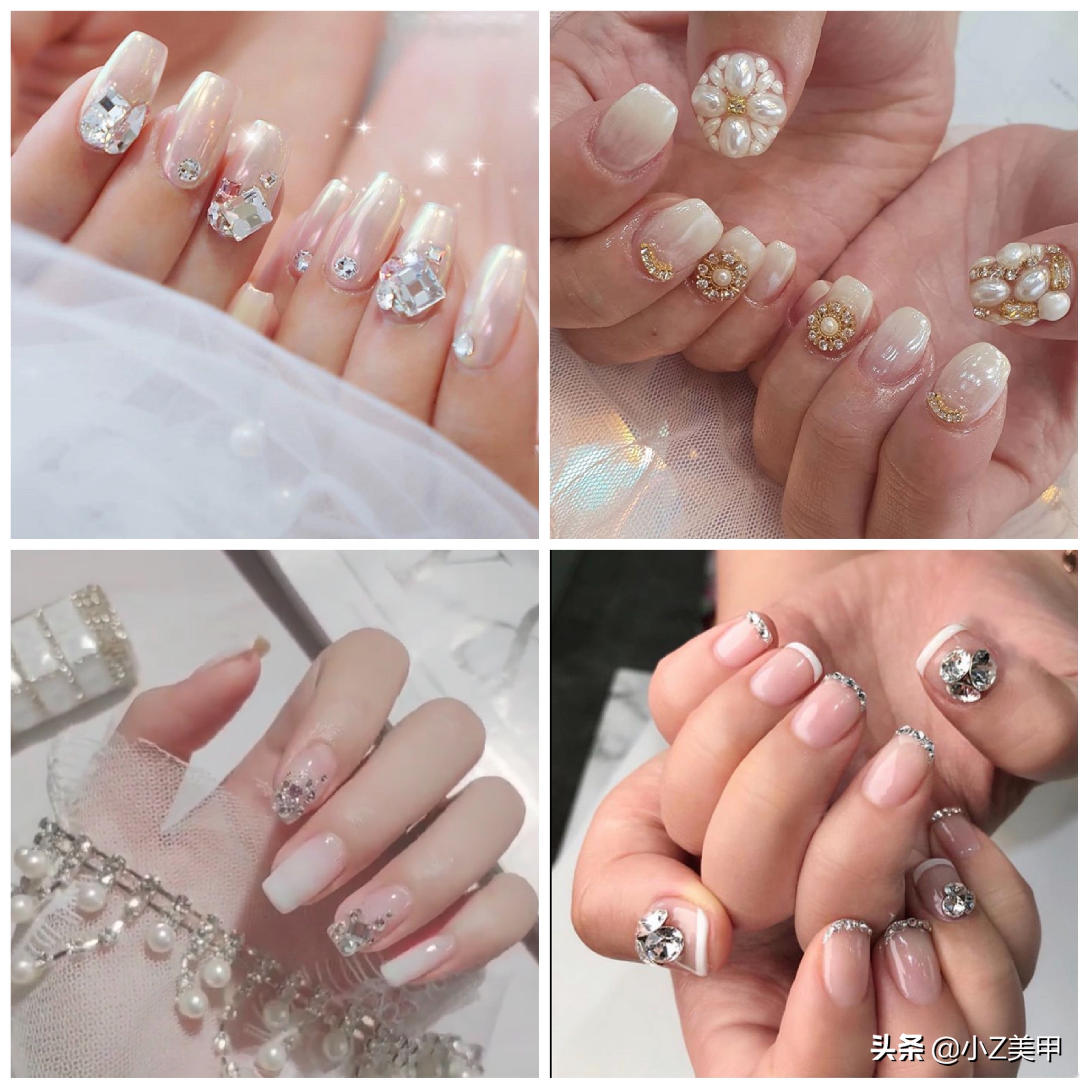 40多款新娘美甲,适用于中西式的各种婚礼